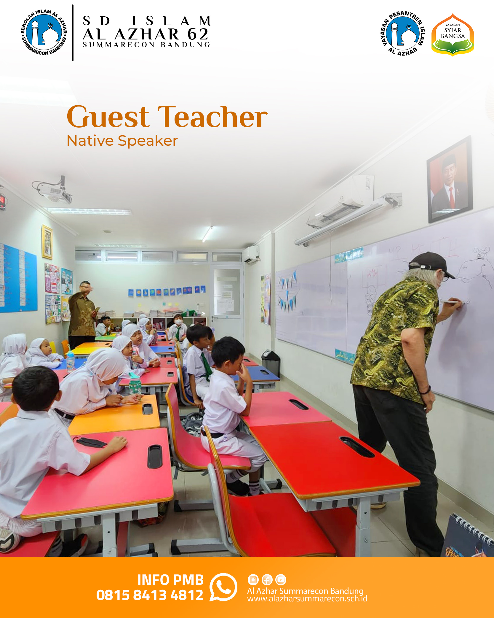 Guest Teacher Native Speaker Bersama Mr. Keith